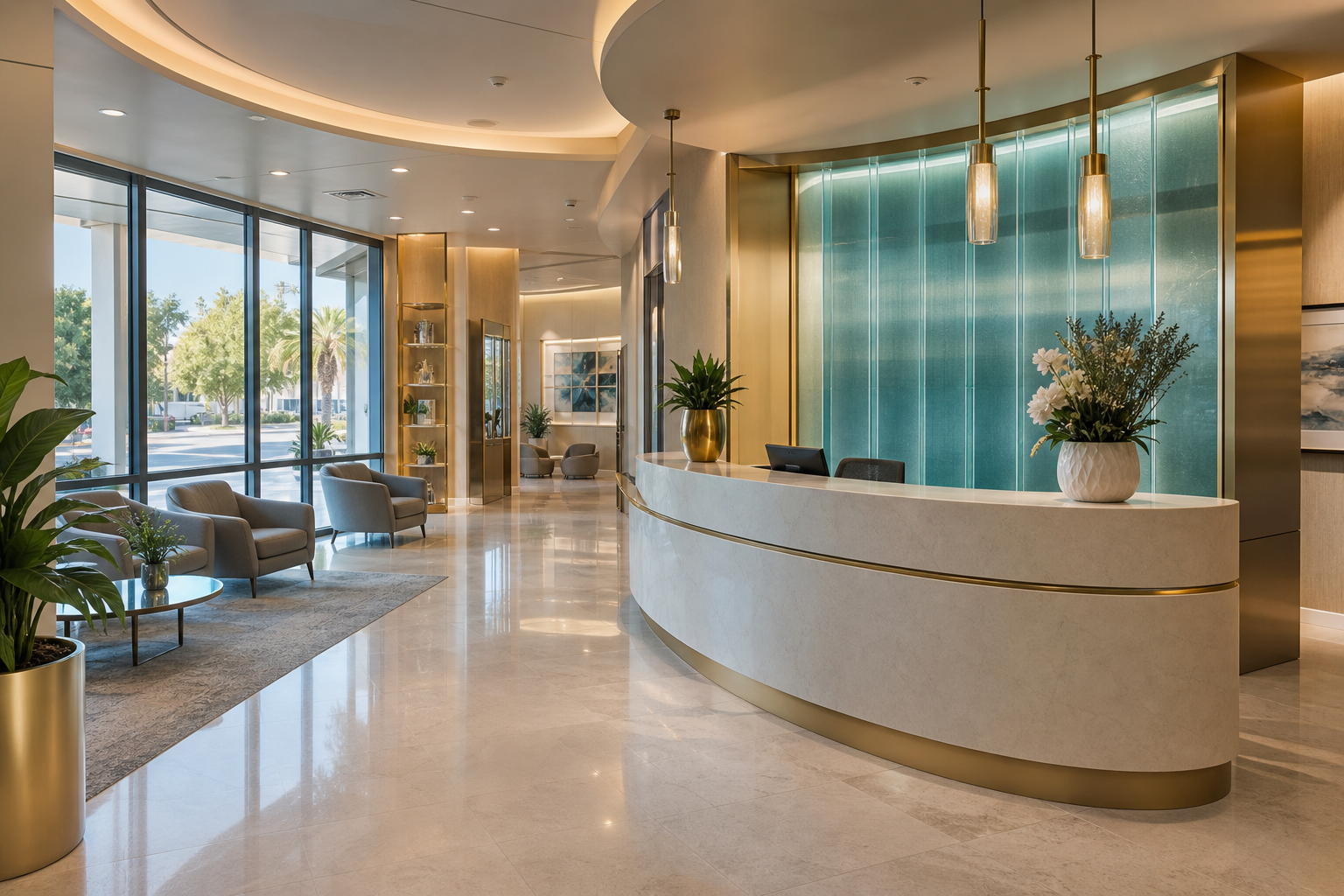 Telemedicine clinic reception