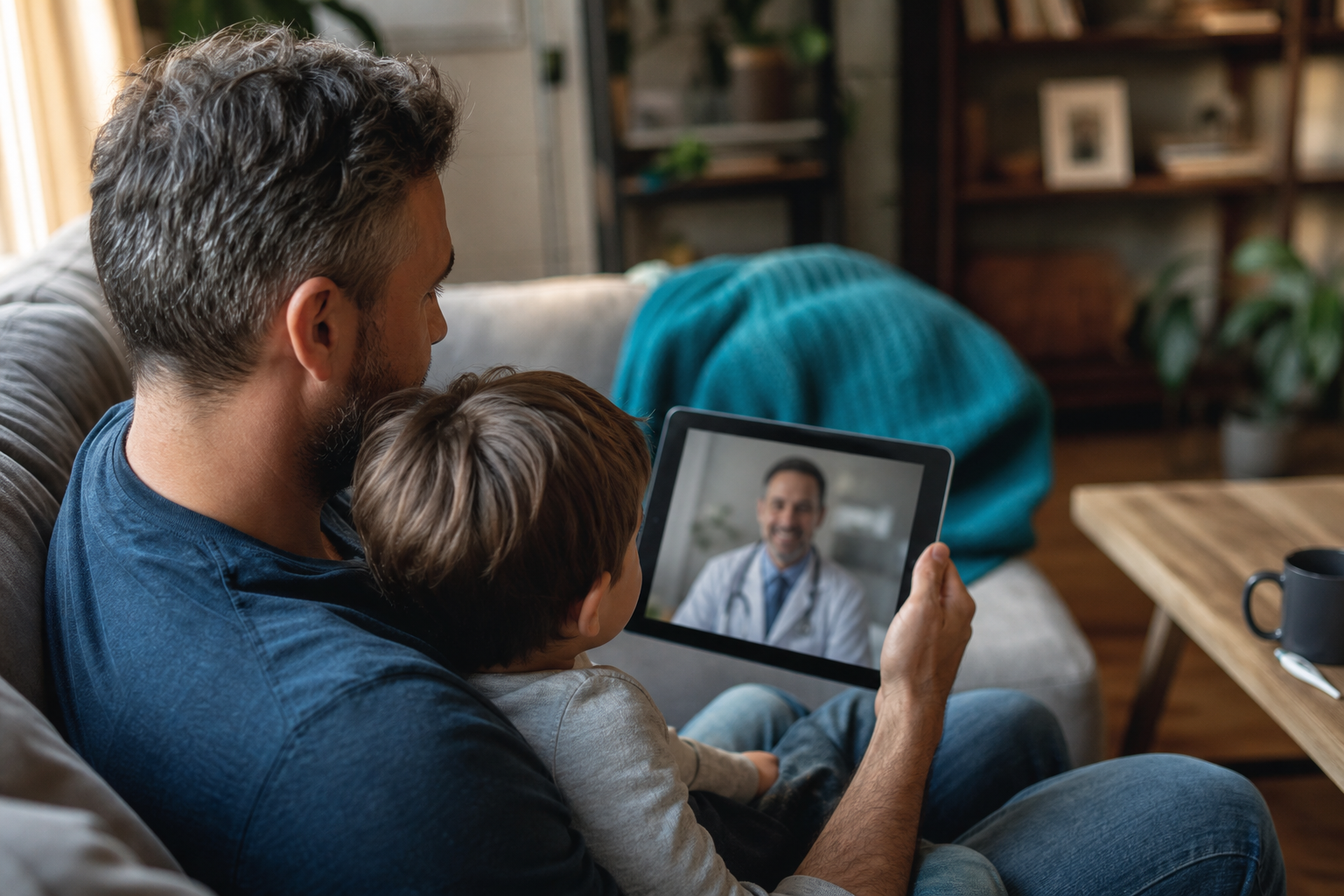 A private Telemedicine mental health visit